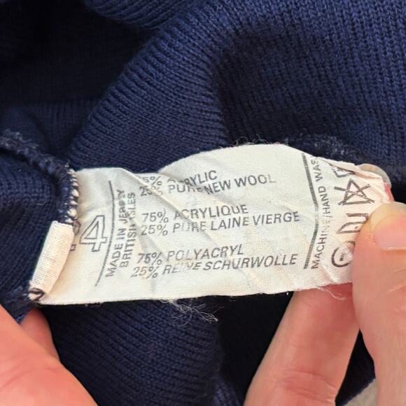 VTG‎ Pierre Sangan Sportz Sweater Mens L Knit V-Neck Retro Sport Ivy League Prep - Picture 5 of 7